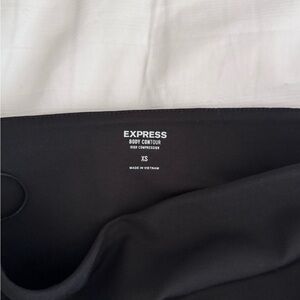 Express Black Body Contour High Compression Top